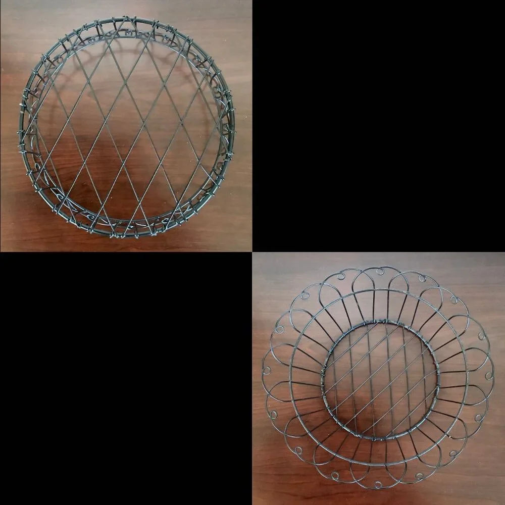EUC Black Open Wire Basket